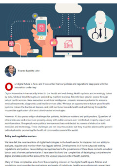 The Need for Trust: AI, Policy, and Health