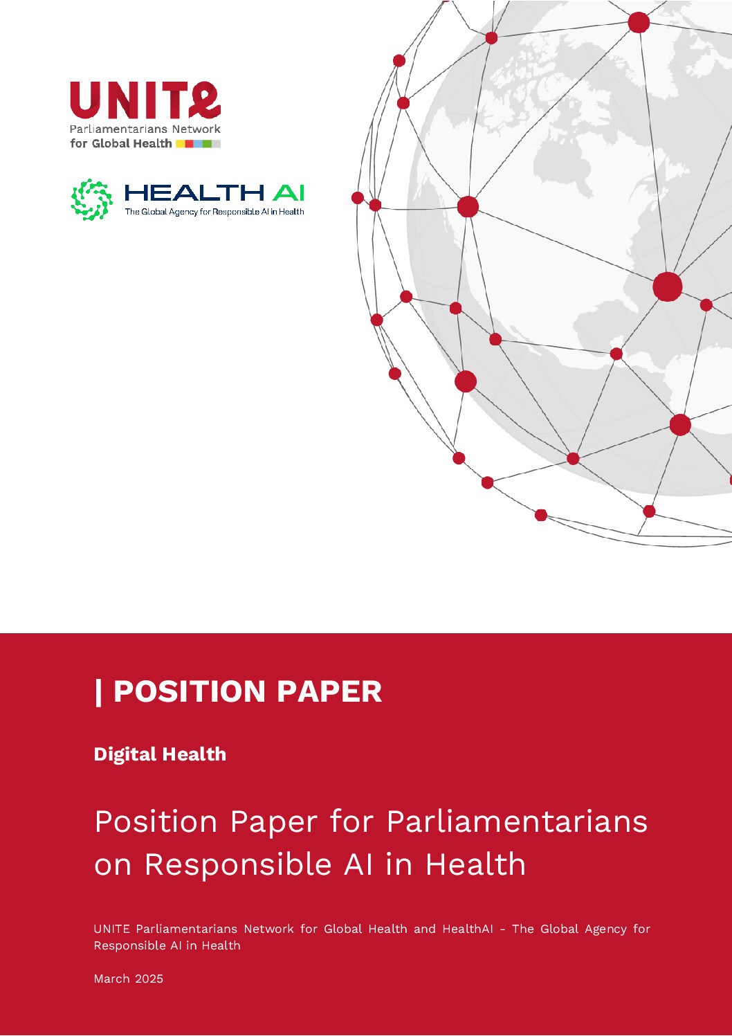 UNITE and HealthAI Position Paper for Parliamentarians