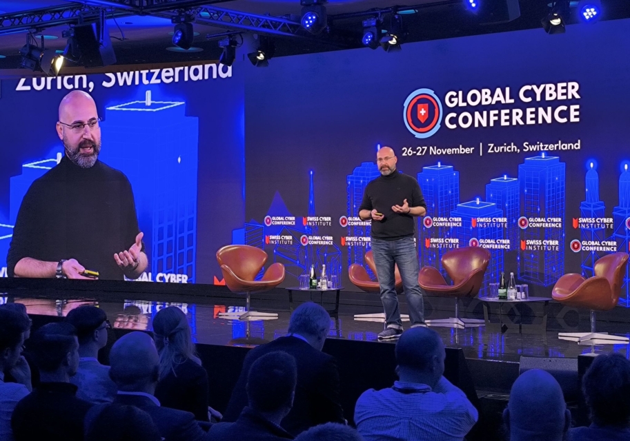 Alberto-Giovanni Busetto, HealthAI Chief AI Officer at the Global Cyber Conference in Zurich, 2024