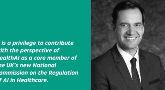 HealthAI CEO joins new UK commission to help accelerate use of Responsible AI in Health