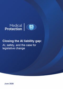 Medical Protection – Closing the AI Liability Gap: AI, Safety, and the Case for Legislative Change