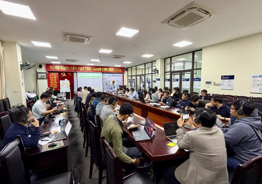 Participants at the in-country workshop in Hanoi, Vietnam