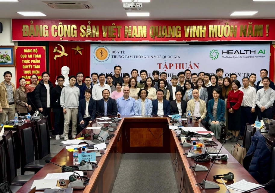 Meeting the workshop participants in Vietnam