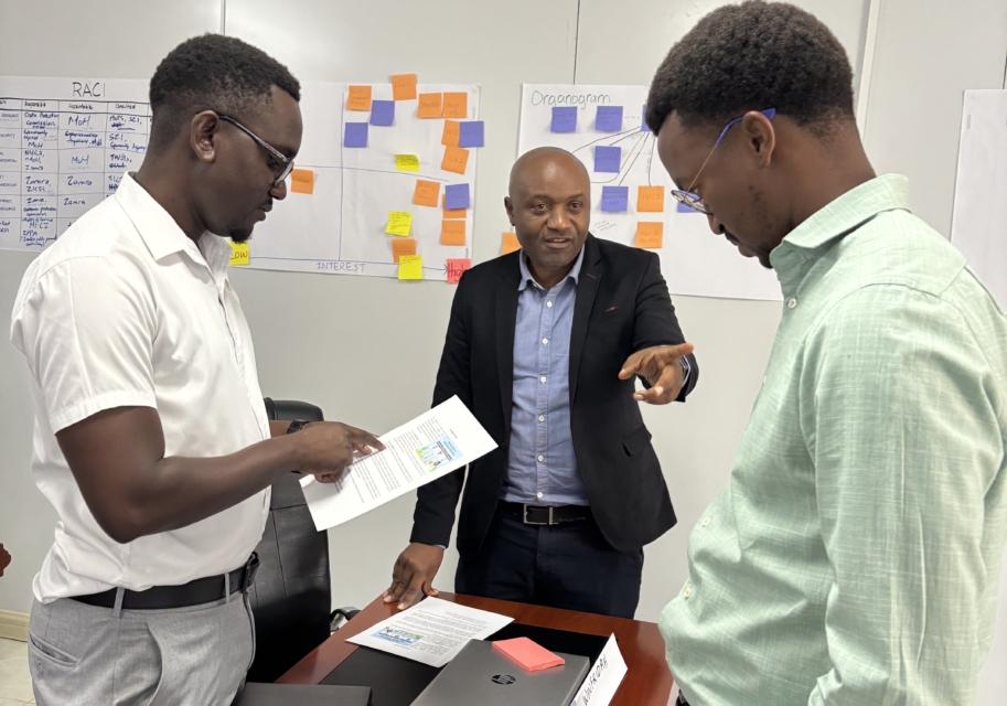 Zambia participants at work during Discovery Workshop