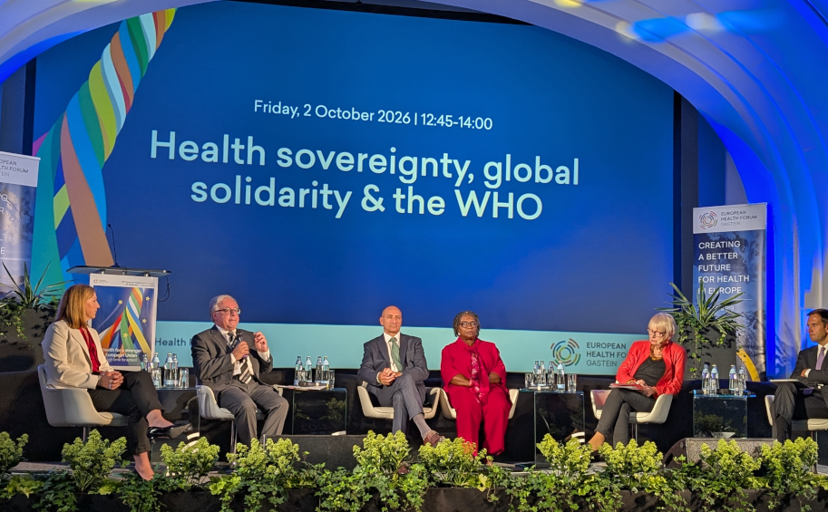 Panel at the European Health Forum Gastein, 2026